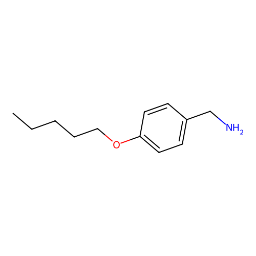 4-Pentyloxybenzylamine structure