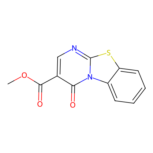 Methyl 4-oxopyrimido[2,1-b][1,3]benzothiazole-3-carboxylate structure