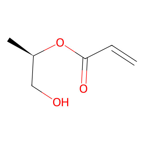 [(2R)-1-hydroxypropan-2-yl] prop-2-enoate structure