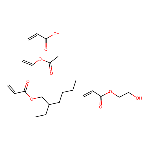 (C11-H20-O2.C5-H8-O3.C4-H6-O2.C3-H4-O2)x- structure