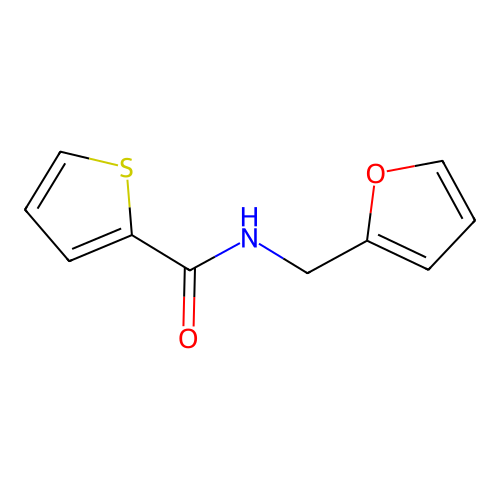 N-(furan-2-ylmethyl)thiophene-2-carboxamide structure