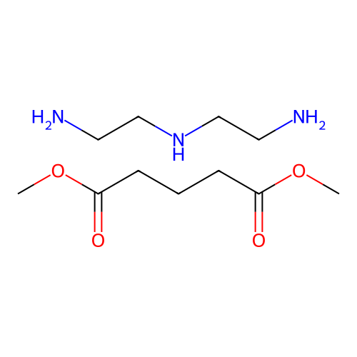 Dimethyl pentanedioate--N~1~-(2-aminoethyl)ethane-1,2-diamine (1/1) structure