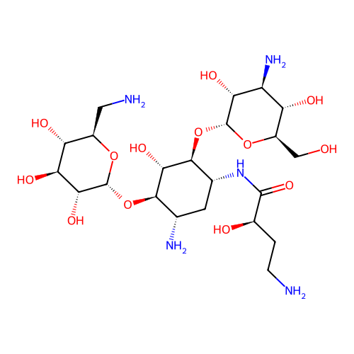 Amikacin EP Impurity G structure