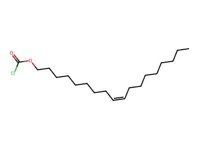 Octadec-9-enyl carbonochloridate structure