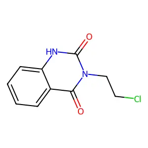 3-(2-chloroethyl)(1H,3H)quinazoline-2,4-dione structure