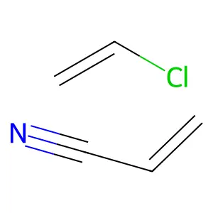 Vinylchlorid Acrylnitril structure