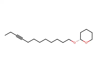 2H-Pyran, 2-(9-dodecyn-1-yloxy)tetrahydro- structure