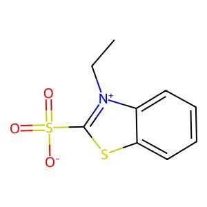 benzothiazolium, 3-ethyl-2-sulfo-, inner salt structure