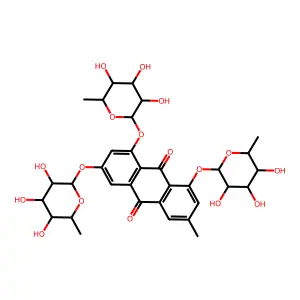 Emodin rhamnoside structure