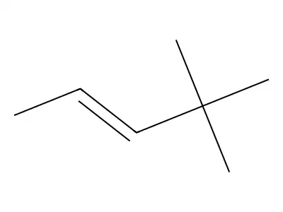 (E)-4,4-Dimethylpent-2-ene structure