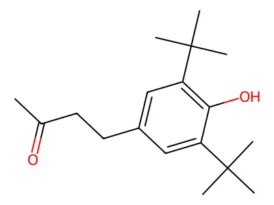 2-Butanone, 4-[3,5-bis(1,1-dimethylethyl)-4-hydroxyphenyl]- structure