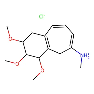 5H-Benzocyclohepten-6-amine, 6,7,8,9-tetrahydro-2,3,4-trimethoxy-, hydrochloride structure