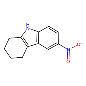 6-nitro-2,3,4,9-tetrahydro-1H-carbazole structure