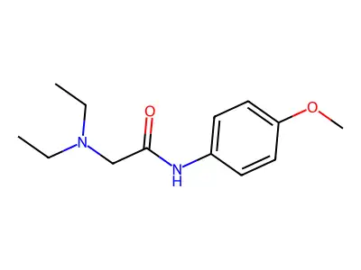 2-(diethylamino)-N-(4-methoxyphenyl)acetamide structure
