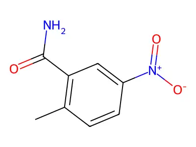 2-Methyl-5-nitrobenzamide structure