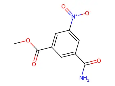 Methyl 3-carbamoyl-5-nitrobenzoate structure