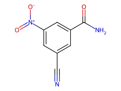 3-Cyano-5-nitrobenzamide structure