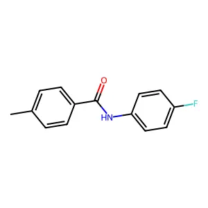 N-(4-fluorophenyl)-4-methylbenzamide structure