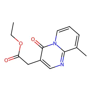 4H-Pyrido[1,2-a]pyrimidine-3-acetic acid, 9-methyl-4-oxo-, ethyl ester structure