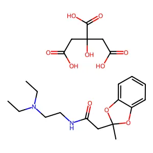 1,3-Benzodioxole-2-acetamide, N-(2-diethylaminoethyl)-2-methyl-, citrate structure