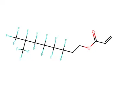 3,3,4,4,5,5,6,6,7,8,8,8-Dodecafluoro-7-(trifluoromethyl)octyl acrylate structure