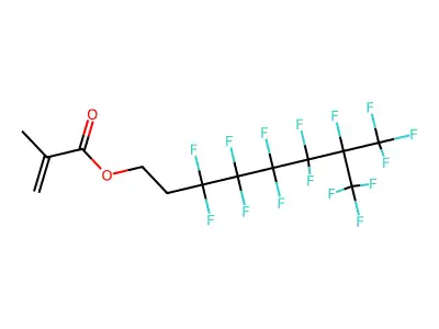 3,3,4,4,5,5,6,6,7,8,8,8-Dodecafluoro-7-(trifluoromethyl)octyl methacrylate structure