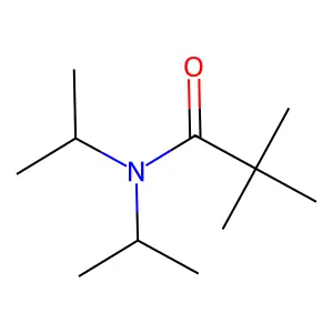 Propanamide, 2,2-dimethyl-N,N-bis(1-methylethyl)- structure