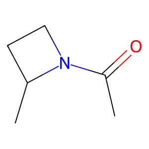 Azetidine, 1-acetyl-2-methyl- structure