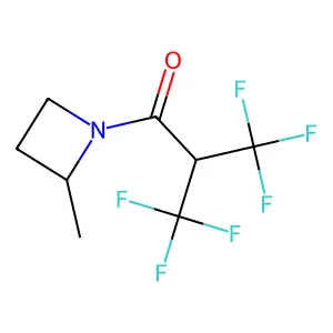 Azetidine, 2-methyl-1-[3,3,3-trifluoro-1-oxo-2-(trifluoromethyl)propyl]- structure