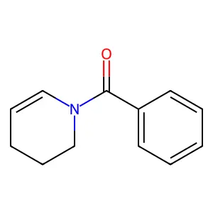 Pyridine, 1-benzoyl-1,2,3,4-tetrahydro- structure
