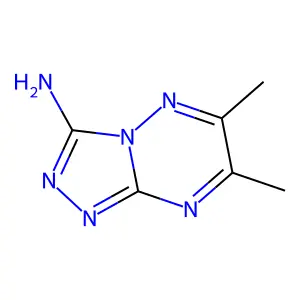 6,7-Dimethyl-1,2,4-triazolo(4,3-b)(1,2,4)triazin-3-amine structure