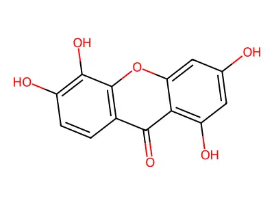 1,3,5,6-Tetrahydroxyxanthone structure
