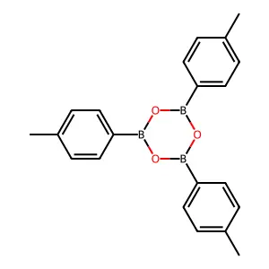 2,4,6-Tri-p-tolyl-1,3,5,2,4,6-trioxatriborinane structure