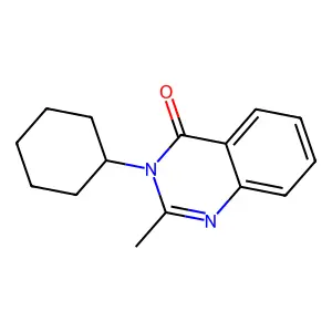 4(3H)-Quinazolinone, 3-cyclohexyl-2-methyl- structure