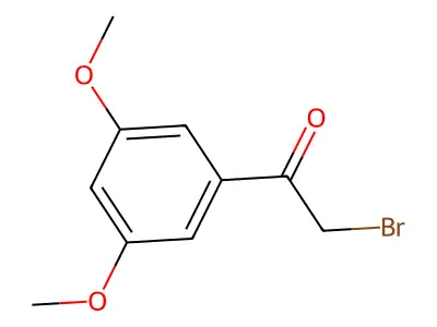 2-Bromo-1-(3,5-dimethoxyphenyl)ethanone structure
