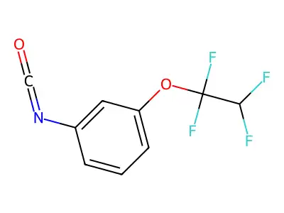 m-(1,1,2,2-Tetrafluoroethoxy)phenyl isocyanate structure