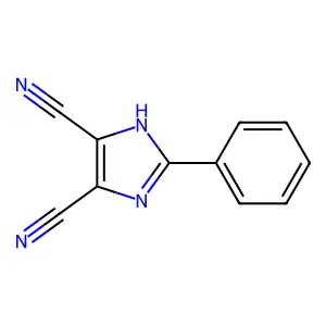 2-phenyl-1H-imidazole-4,5-dicarbonitrile structure