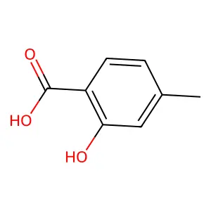 2-Hydroxy-p-toluic acid structure
