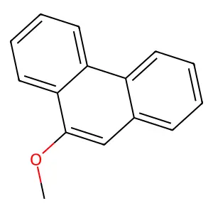 9-甲氧基菲 structure