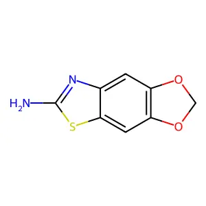 4,6-Dioxa-10-thia-12-azatricyclo(7.3.0.0,3,7)dodeca-1,3(7),8,11-tetraen-11-amine structure