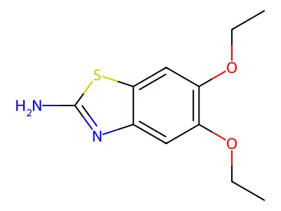 5,6-Diethoxy-1,3-benzothiazol-2-amine structure