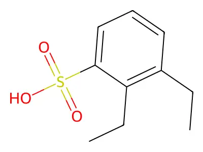 Benzenesulfonic acid, diethyl- structure