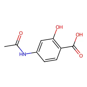 4-Acetamidosalicylic acid structure