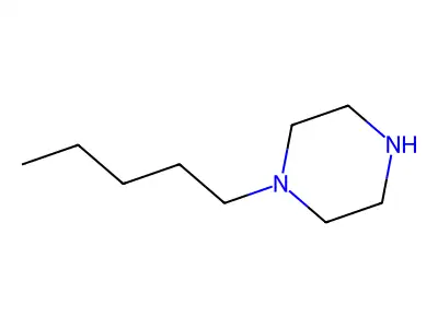 1-Pentylpiperazine structure