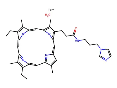 ethanesulfonic acid- 2-[3-(4,6-diamino-2,2-dimethyl-1,3,5-triazin-1(2h)-yl)phenoxy]-n,n-dimethylacetamide(1:1) structure