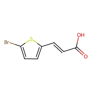 3-(5-bromothiophen-2-yl)prop-2-enoic Acid structure