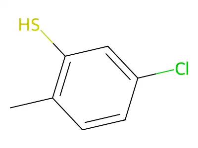 5-氯-2-甲基苯硫酚 structure