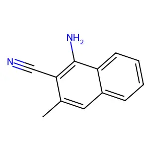 1-Amino-3-methylnaphthalene-2-carbonitrile structure