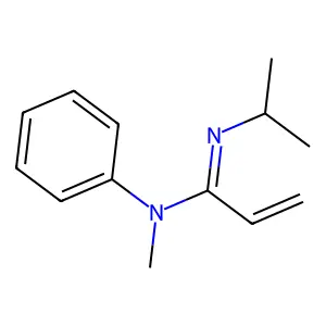 N-methyl-N-phenyl-N'-propan-2-ylprop-2-enimidamide structure