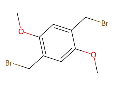 1,4-Bis(bromomethyl)-2,5-dimethoxybenzene structure